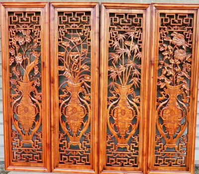 木雕屏風 古典藝術與實用空間的完美融合